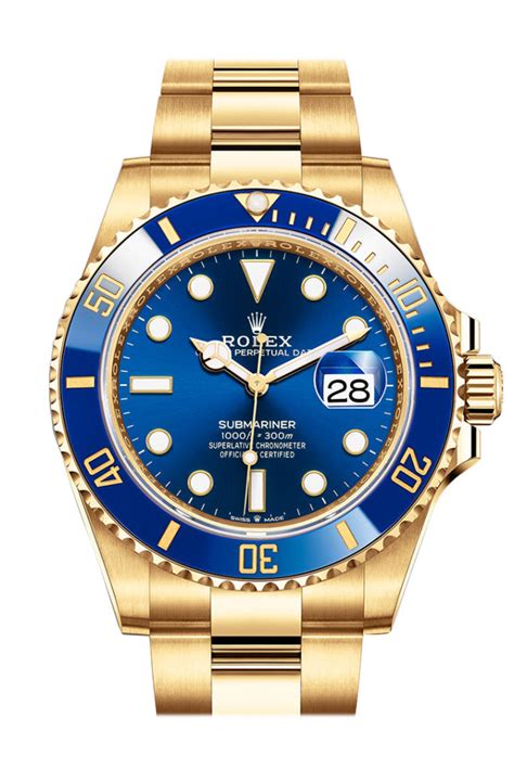 rolex gold blue bezel|rolex blue ceramic bezel.